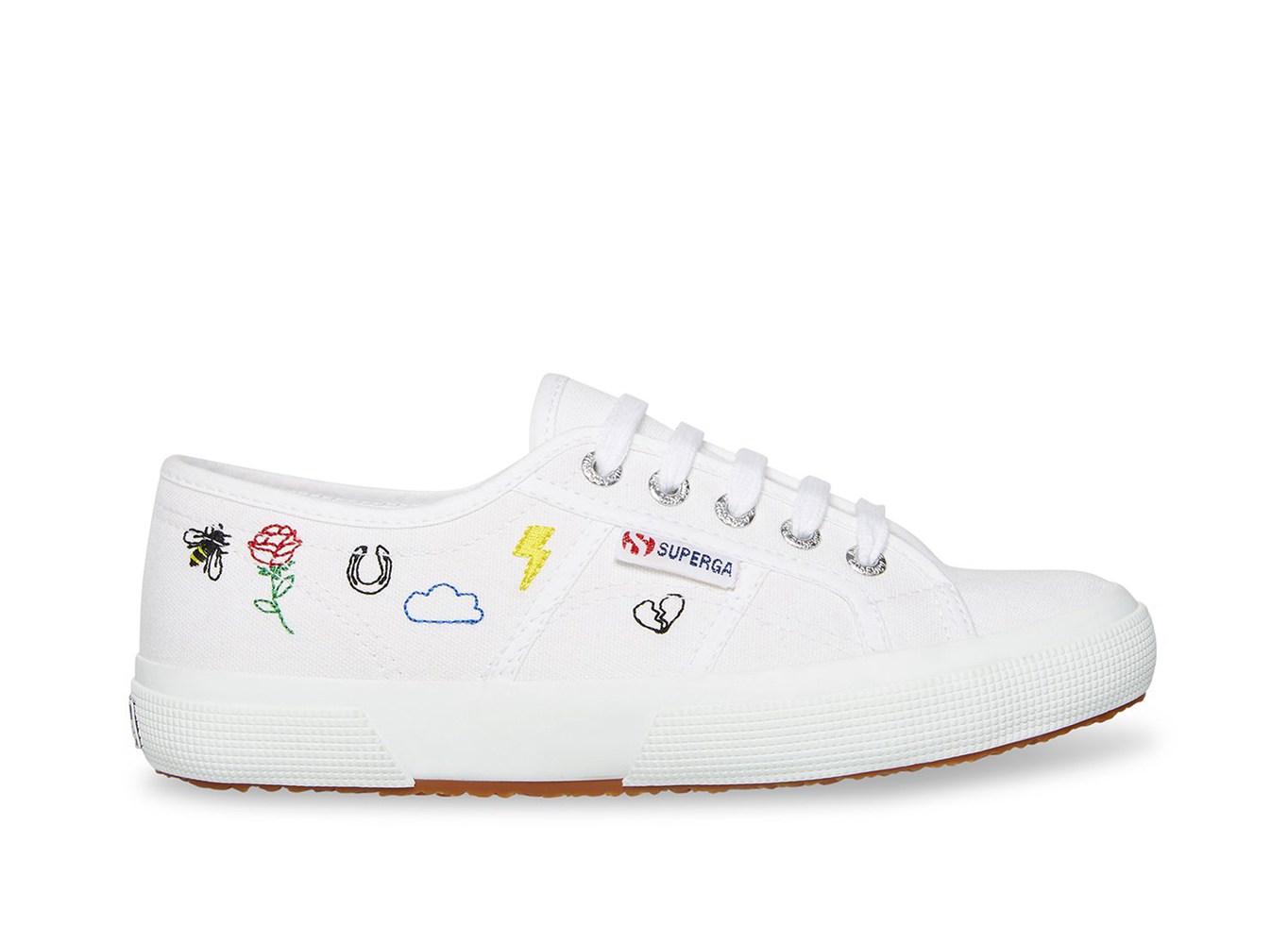 Zapatillas Superga Mujer Blancas - 2750 Embcotw - 507832LMA